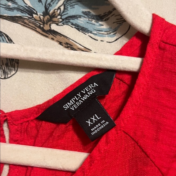 Simply Vera Vera Wang Vibrant Red Dress - Picture 2 of 3